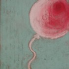 "Pink Balloon"  Pastel on Paper  9"x11"
