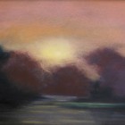 "Autumn Sunrise on the River"  Pastel on Paper  16"x10"